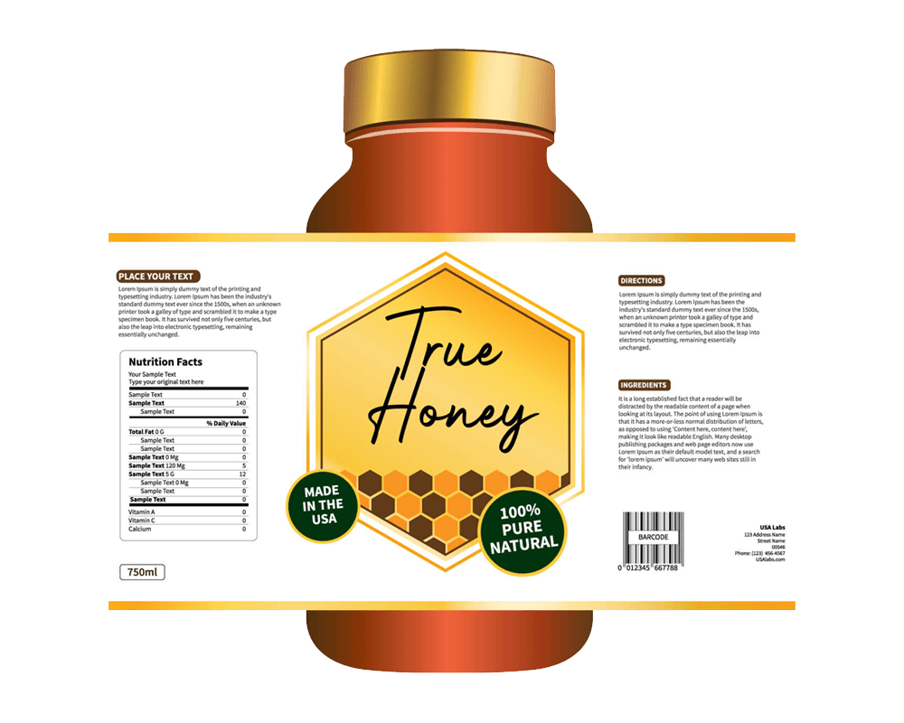 Honey Labels