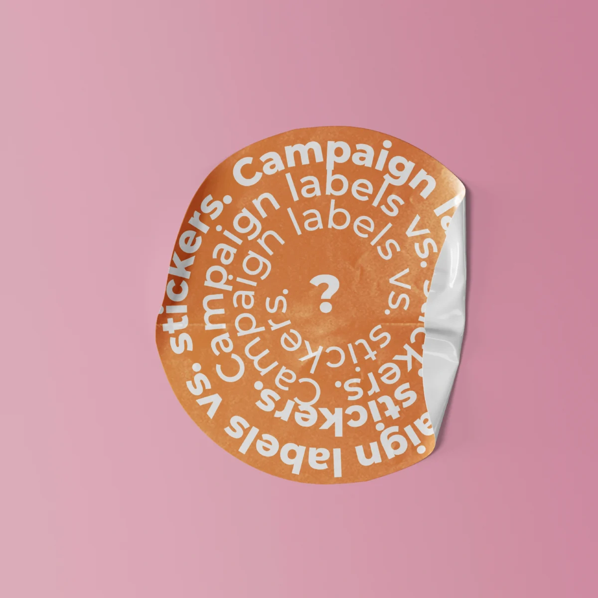 campaign labels vs stickers