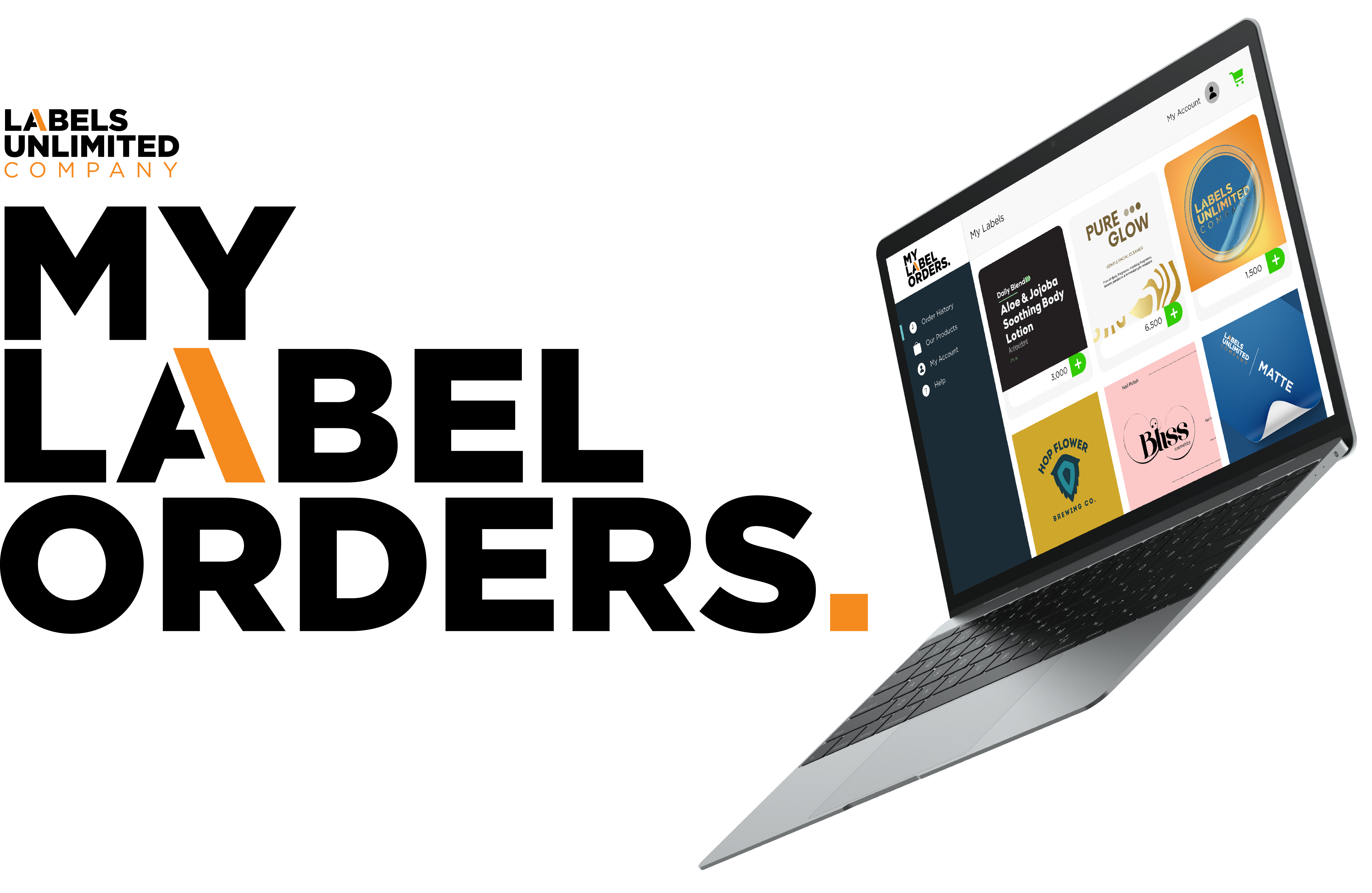 My Label Orders Interface